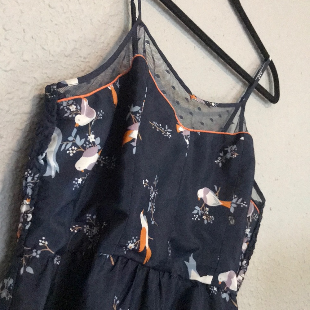 Xhilaration Bird & Lace High-low